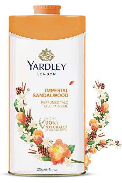 YARDLEY London Imperial Sandalwood Perfumed Talcum Body Powder - 125g Fresh F...