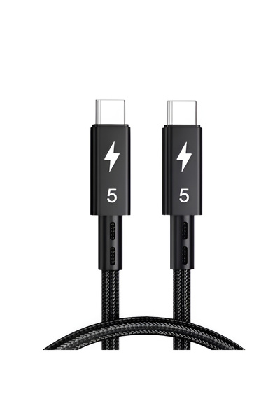 Daytona ZR1107-T Thunderbolt 5,0 Type-C Kablo 240W PD Hızlı Şarj, 120Gbps Ver...