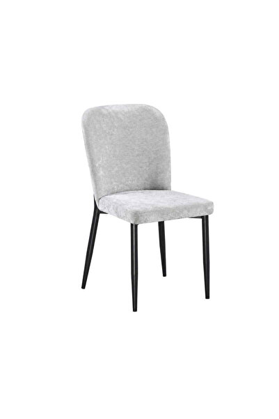 Palma homez Gray Chenille Chair 89X45X45 cm