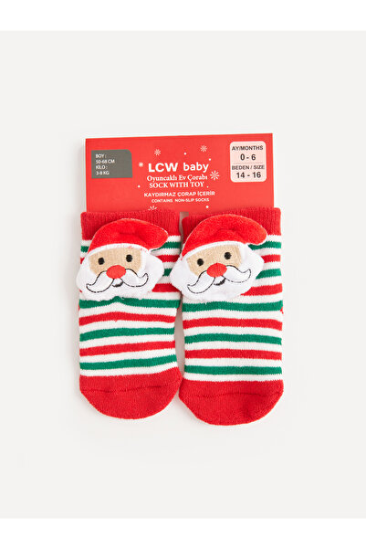 LC Waikiki Коледен чорап за бебета момчета с играчка