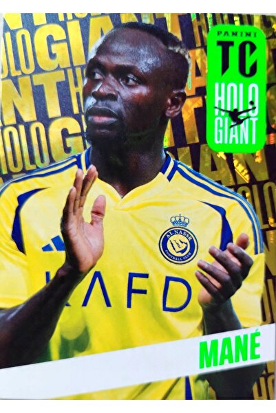 Panini Top Class 2025 Holo Giant Sadio Mané Orijinal Futbolcu Kartı