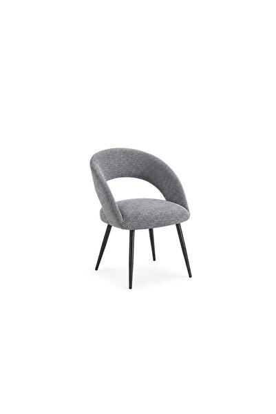 Palma homez Dark Gray Velvet Chair 80X41X49 cm