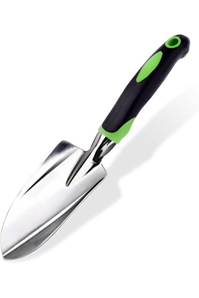 The Bros Garden Hand Trowel, Black and Green Ergonomic Handle, 30cm Stainless...