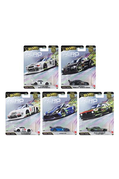 HOT WHEELS Set de 5 modele Premium Car Culture Aerostyles 2026 la scară 1:64