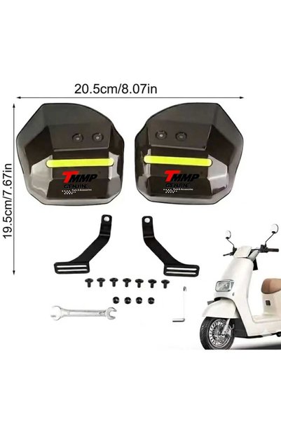 TM Motorcycle Parts Set 2 Aparatori Maini Universale Moto, Scuter, ATV cu Ben...