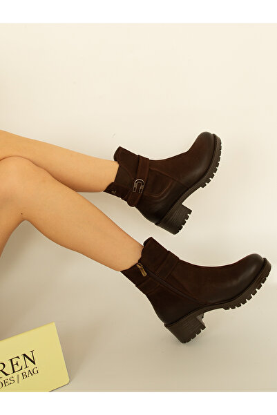 Venüs 1406 Eren Shoes&Bag Genuine Leather Nubuck Serrated Non-Slip Sole Side ...