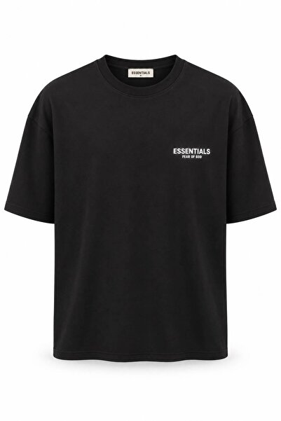 Generic Brand Μπλουζάκι Unisex Half Oversize με λαιμόκοψη ποδηλάτου και βαμβα...