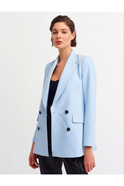 VELLİNE DÖRT DÜĞMELİ KADIN BLAZER CEKET