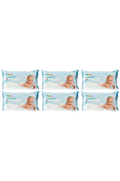 lupilu Șervețele umede pentru bebeluși sensibili, pachet mare 6x80, 480 bucăți
