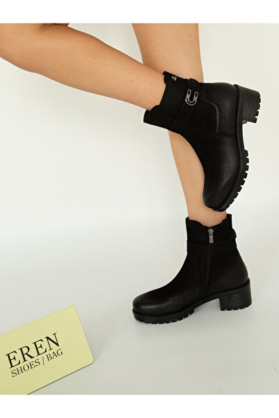 Venüs 1406 EREN SHOES&BAG حذاء نسائي مريح للاستخدام اليومي من الجلد الطبيعي ن...