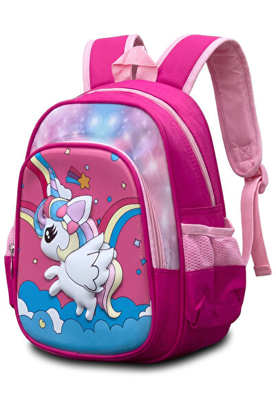 ZAAPPY 12 Inch Rainbow Wonder School Bag For 4-6 Years, Printed Backpack Bags...