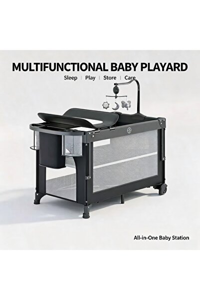 Vitakit Multifunctional Baby Playpen with Bassinet, Changing Station, Storage...