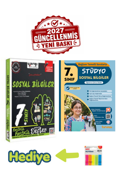 Tudem Yargı 7.Sınıf Sosyal Bilgiler Akıllı Defter - Tudem 7.Sınıf Stüdyo Soru...