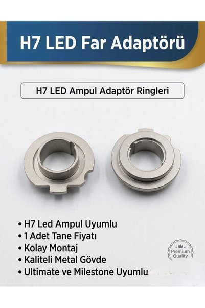 barototuning H7 LED MILESTONE-ULTIMATE UYUMLU AMPUL RİNGİ YÜZÜĞÜ LED MONTAJ A...