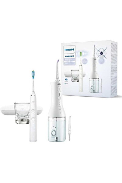 Philips Set periuta de dinti electrica si irigator bucal Alb
