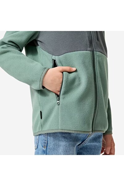 Decathlon Çocuk Outdoor Polar Mont - Yeşil - 7/15 Yaş - MH500