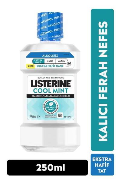 Listerine Cool Mint Ekstra Hafif Tat Ağız Bakım Suyu 250 ml