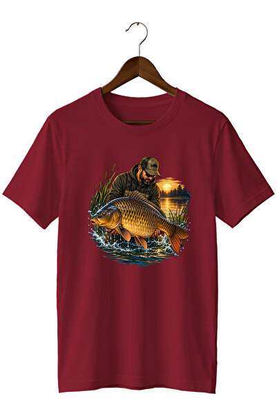 The Baski Widi Collection Μπλουζάκι Unisex με στάμπα Ψάρια και Ψαράδες – Κοντ...