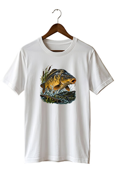 remonz Widi Collection Carp Fish Printed Unisex T-Shirt – Fishing and Carp Fi...