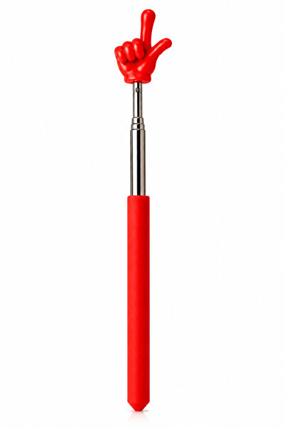 Ercazzo Portatif Uzayabilir Sevimli Parmak Öğretmen İşaret Çubuğu 20-67 CM Te...