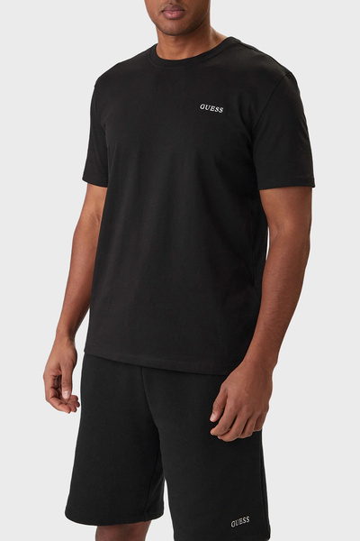 Guess Marzio Cotton Regular Fit Logo Crew Neck t Shirt Z6Ri17I3Z14 Men t Shir...