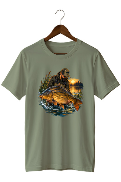 The Baski Widi Collection Μπλουζάκι Unisex με στάμπα Ψάρια και Ψαράδες – Κοντ...