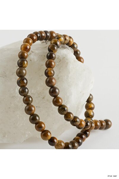 ZERO LAND Ilkestor 6 mm Tiger's Eye (184315) Stone Brown