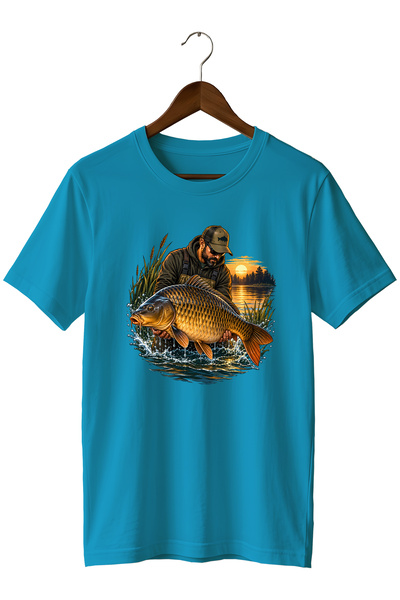 The Baski Widi Collection Μπλουζάκι Unisex με στάμπα Ψάρια και Ψαράδες – Κοντ...