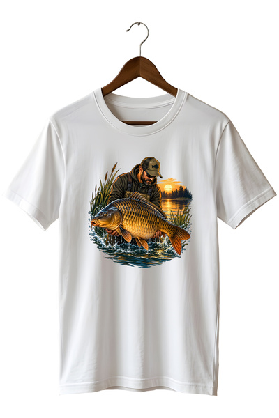 The Baski Widi Collection Μπλουζάκι Unisex με στάμπα Ψάρια και Ψαράδες – Κοντ...