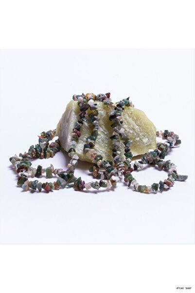 ZERO LAND Ilkestor Broken Indian Agate Natural (133932) Stone Green