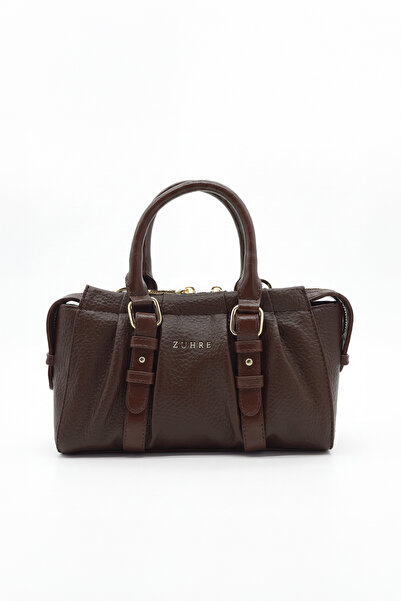 Zühre Zippered Coffee Bag with Strap 0072