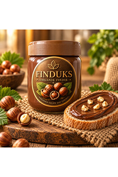 FINDUKS Çikolatalı Fındık Kreması 400 g | Kavrulmuş Fındıklardan Üretilmiştir | Kahvaltılık
