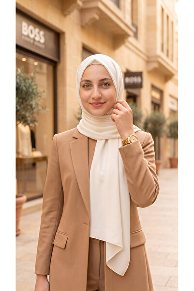 KanatGo Lint-Free Cotton Textured Shawl - Non-Slip, Non-Sweat-Resistant Hijab...