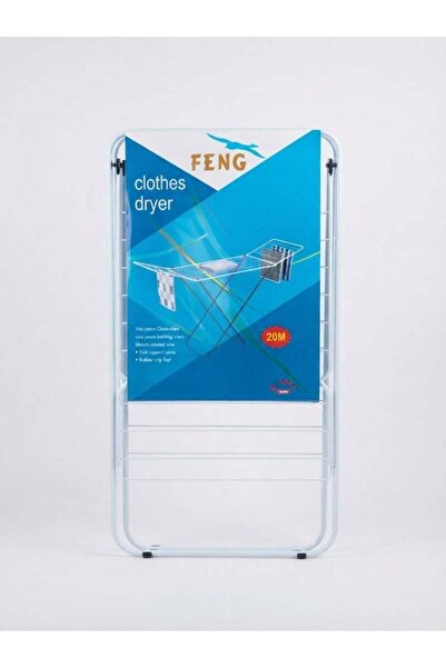 FENG 20M Foldable Clothes Drying Rack, Heavy Duty Laundry Stand with Wings, W...