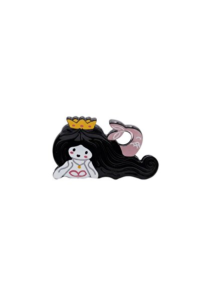 Charmist Tiny Tales Collection Mermaid Acetate Hair Clip with Mermaid Figure