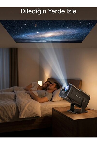 USB taşınabilir projeksiyon makinesi 4K film