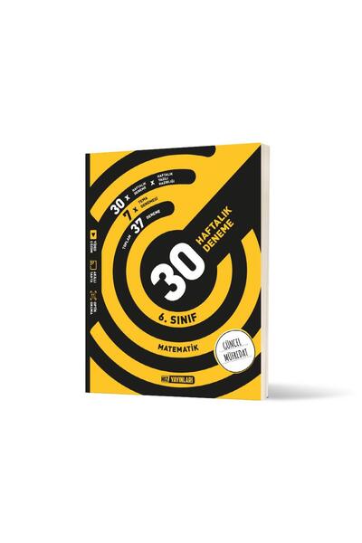 Hız Yayınları 6. Sınıf Matematik 30 Haftalık Deneme Güncel Müfredat