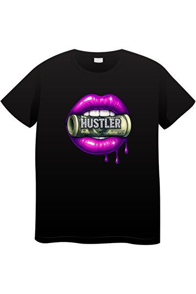 OEM Tricou bărbați Made By Money Hustle Society, negru, M