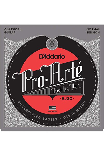 Daddario EJ30 KLASİK GİTAR TEL SETİ, RECTIFIED NYLON, NORMAL TENSION