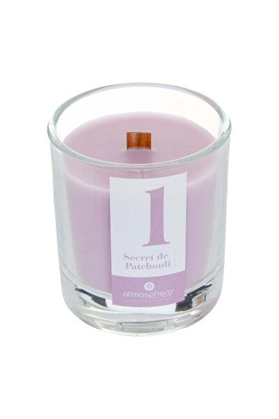 Atmosphera Lumânare rotundă parfumată "Numia" - Aromă florală, Paciuli, 180 g