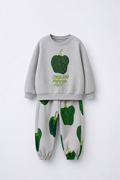 KOKOŞ BEBEK Mini Pepper 2-Piece Children's Set - Ages 2/8 - 31919