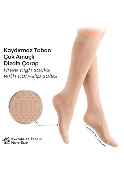 Dore Çorap Women's Non-Slip Sole Knee-Length Socks (Hajj-Umrah Tawaf Socks) -...