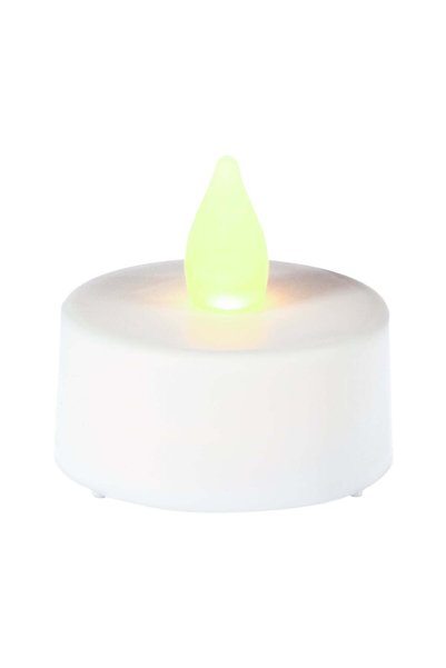 Atmosphera Lumanari LED tip pastila, set 16 bucăți - plastic, alb