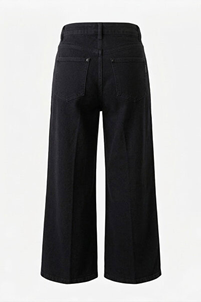 MAGARDE Premium Belted Flare Jean - Black