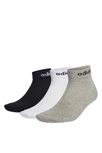 adidas جوارب T LIN ANKLE 3P للجنسين IC1306 أبيض/ونالو/CLPINK