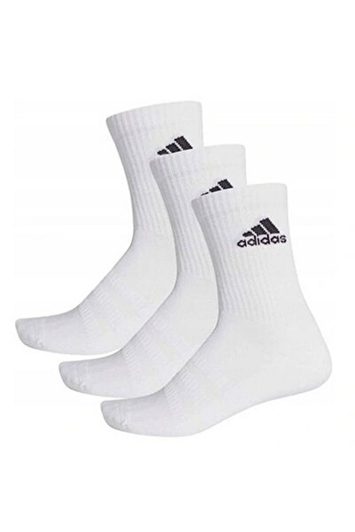 adidas جوارب C Lın Crew 3P للجنسين Ht3455 أبيض/أسود