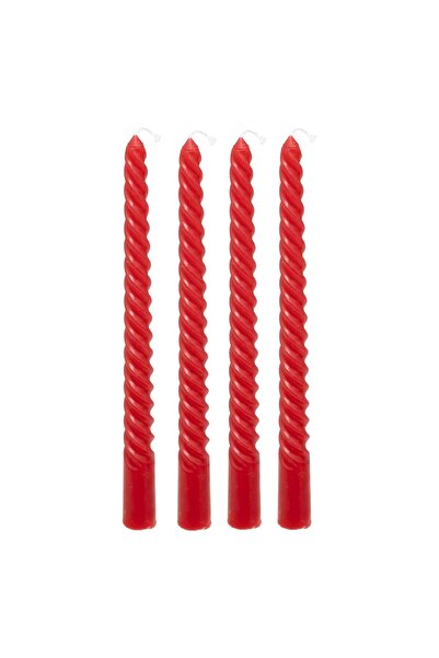 Atmosphera Lumânare tip baton  "Twist Many " - Roșu, 180 g