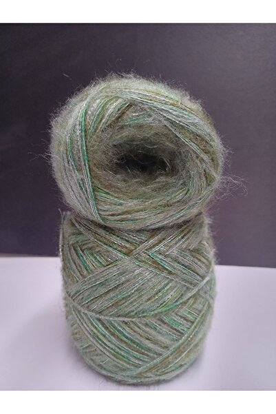 Ana&Kuzusu İplik Verde degradat (4 tonuri) (FLUFFY) cașmir mohair, fir de tri...