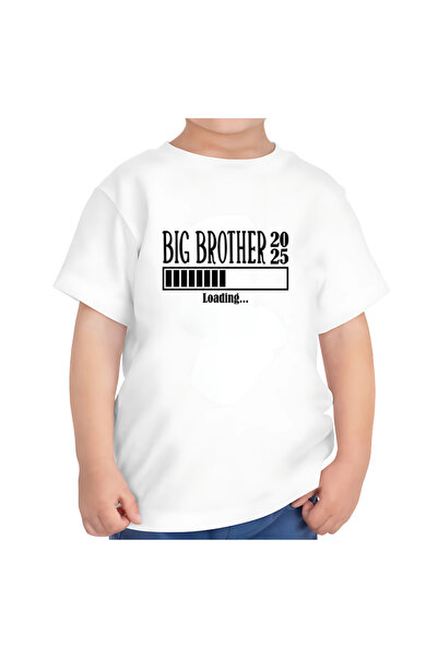 OEM Tricou cadou alb Big Brother pentru fratele mai mare, 3-4 ani