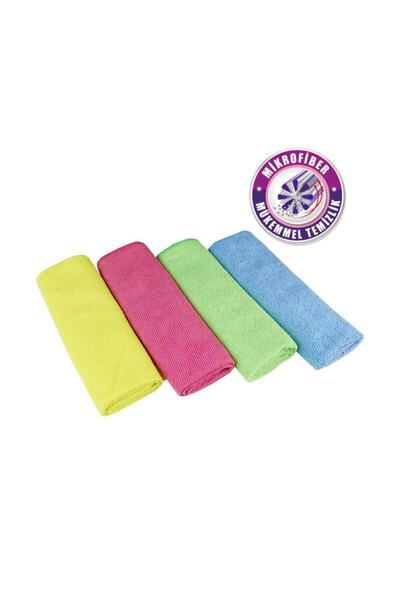 HERFİE Car Windshield Drying Towel 4 Pieces Non-Marking Soft Scrubbing Pad